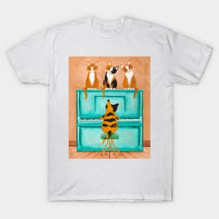 A Purrfect Piano Purrformance T-Shirt